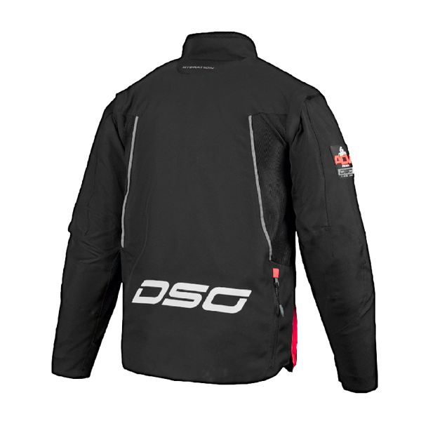DSG ADV Riding Jacket Black Red– Moto Central