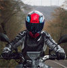Airoh Connor Bot Grey Red Blue Gloss Helmet