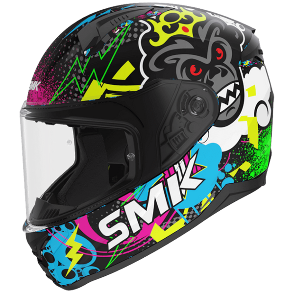 Motorcycle Helmet Smk Helmets Amazon SMK Bionic Youth Chimpz Matt