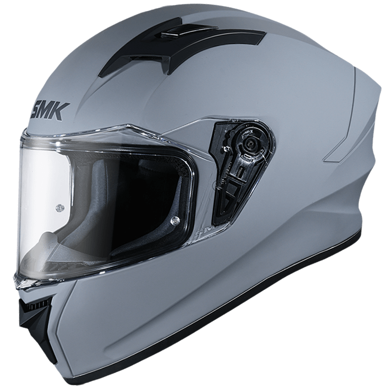 SMK Stellar Sports Solid Matt Nardo Grey (MA600) Helmet
