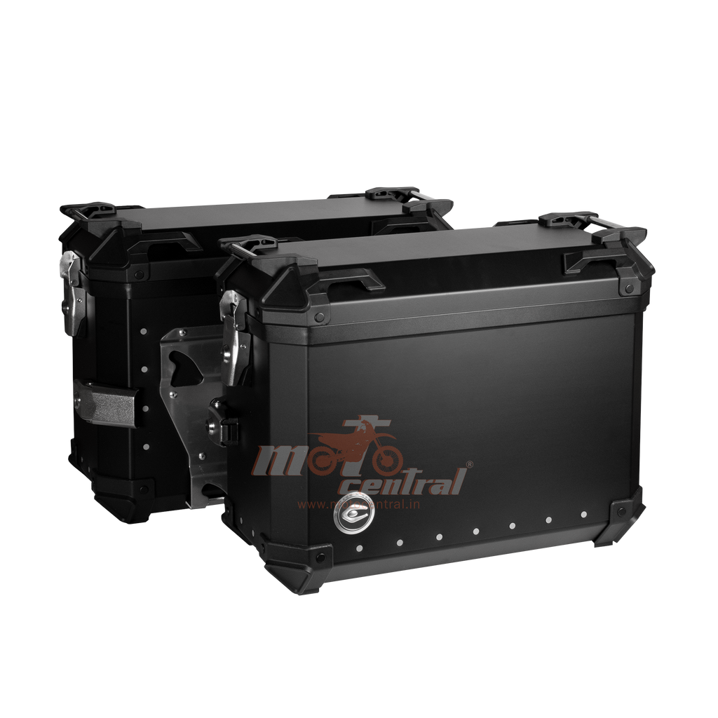 COOCASE Aluminum Side Panniers Set 36L X2 (Black)