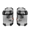 COOCASE Aluminum Side Panniers Set 28L X4 (Silver) (One Pair)