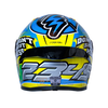 Bilmola Rapid RS Dont Shift Miss Gloss Yellow Blue Helmet
