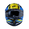 Bilmola Rapid RS Dont Shift Miss Gloss Yellow Blue Helmet
