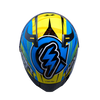 Bilmola Rapid RS Dont Shift Miss Gloss Yellow Blue Helmet