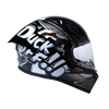 Bilmola Rapid RS Duck Off Gloss Black White Helmet
