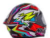 NHK GPR Tech Alonso Lopez #1 Star Gloss White Helmet