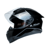LS2 FF802 Flash Solid Black Gloss Helmet