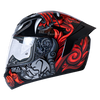 LS2 FF352 Foo Dog Black Red Gloss Helmet