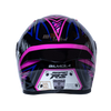 Bilmola Rapid RS Killer Gloss Black White Purple Helmet