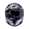 Bilmola Rapid RS Killer Gloss Black White Purple Helmet