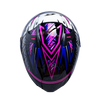 Bilmola Rapid RS Killer Gloss Black White Purple Helmet