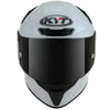 KYT TT Course Plain Asphalt Grey Gloss Helmet