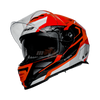 LS2 FF800 Storm II Kronos Red White Black Gloss Helmet (D Ring)