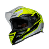LS2 FF800 Storm II Kronos Yellow White Black Gloss Helmet (D Ring)