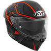 KYT R2R Pro Concept Matt Black Red Helmet