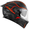 KYT R2R Pro Concept Matt Black Red Helmet