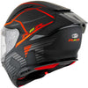 KYT R2R Pro Concept Matt Black Red Helmet