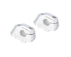 SW Motech 25mm Variable Barback Risers for 22mm Handlebars Silver (LEH.00.039.30000/S)