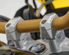 SW Motech 32mm Variable Barback Risers for 32mm Handlebars Silver (LEH.00.039.32000/S)