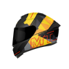 MT Hummer B Monti Gloss Black Yellow B3 Helmet