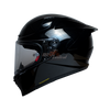 KYT Striker Plain Gloss Black Helmet