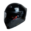 KYT Striker Plain Gloss Black Helmet