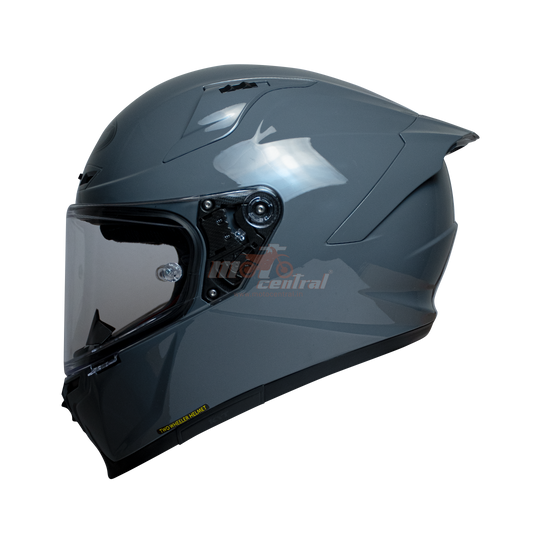 KYT Striker Plain Gloss GRL Grey Helmet