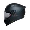 KYT Striker Plain Matt Black Helmet