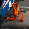 ZANA Crash Guard With Slider Orange for KTM DUKE 390 250 200 390 GEN 3 (ZI-8416)