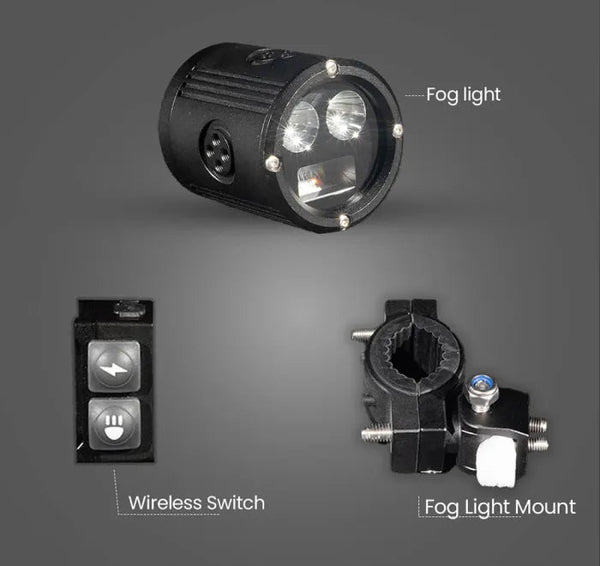 ZANA Universal LED Fog Lights ZFL40 80W Pair (ZI-FL-004)– Moto Central