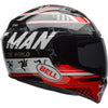 Bell Qualifier DLX Isle of Man Gloss Black-Red Helmet, Full Face Helmets, BELL, Moto Central