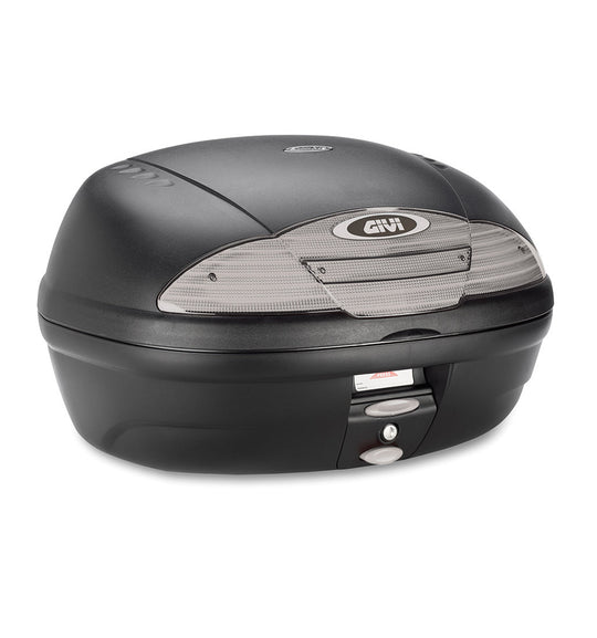 GIVI Top Case MONOLOCK SIMPLY II Black with White Reflectors 45 Litres (E450NT)