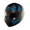 Royal Enfield Lightwing Modular Multi Rays Matt Black Blue Helmet