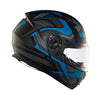 Royal Enfield Lightwing Modular Multi Rays Matt Black Blue Helmet