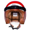 Royal Enfield Limited 120 Edition Birth of the Bullet Open Face Helmet (Off White Red)