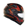 Royal Enfield Lightwing Modular Multi Rays Matt Black Orange Helmet
