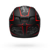 Bell Qualifier Stealth Camo Matt Black Red Helmet, Full Face Helmets, BELL, Moto Central