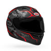 Bell Qualifier Stealth Camo Matt Black Red Helmet, Full Face Helmets, BELL, Moto Central