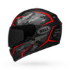 Bell Qualifier Stealth Camo Matt Black Red Helmet, Full Face Helmets, BELL, Moto Central