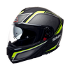 SMK Glide Kyren Matt Black Grey Yellow (MA264), Flip Up Helmets, SMK, Moto Central