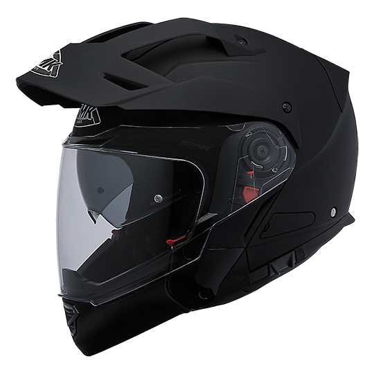 SMK Hybrid Evo Enduro Helmet Matt Black (MA200), Flip Off Helmets, SMK, Moto Central