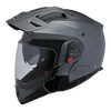 SMK Hybrid Evo Enduro Helmet Gloss Anthracite (GLDA600), Flip Off Helmets, SMK, Moto Central