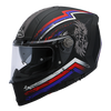SMK Force Eagle Matt Black Red (MA235), Full Face Helmets, SMK, Moto Central