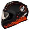 SMK Twister Blade Matt Black-Orange (MA276) - Moto Central