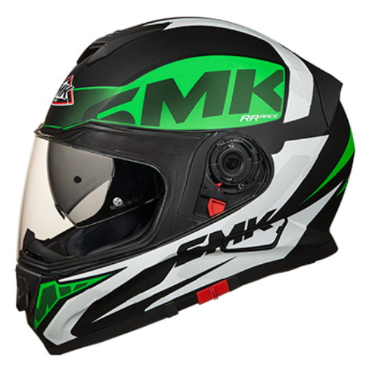 SMK Twister Logo Matt Black Green (MA281)