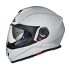 SMK Twister White Gloss (GL100), Full Face Helmets, SMK, Moto Central