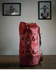 Trip Machine Leather Military Duffel (Cherry Red)