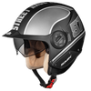 SMK Derby Grid Matt Black Grey (MA266) - Moto Central
