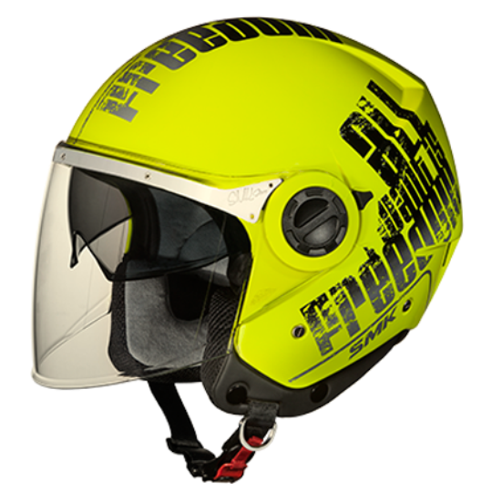 SMK Swing Freedom Hi Vision Black (GL426) - Moto Central
